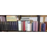 Two shelves of Winston Churchill books including biographies. Not available for in-house P&P.