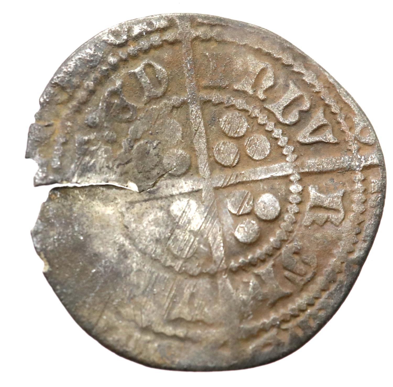 Silver Hammered Groat /Fourpence (clipped) of Henry IV (1399-1413). P&P Group 1 (£14+VAT for the - Image 2 of 2