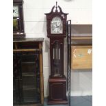 31 day Tempus Fugit longcase clock. Not available for in-house P&P.