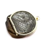 Victorian coin purse with snakeskin top. P&P Group 1 (£14+VAT for the first lot and £1+VAT for