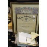 Large quantity of ephemera relating to the Carr family of Liverpool, Ireland and America including