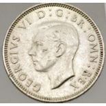 1946 Silver Shilling of King George VI - English Variant. P&P Group 1 (£14+VAT for the first lot and
