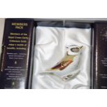 Royal Crown Derby boxed Collectors Club Bird with gold stopper, L: 10 cm. P&P Group 2 (£18+VAT for