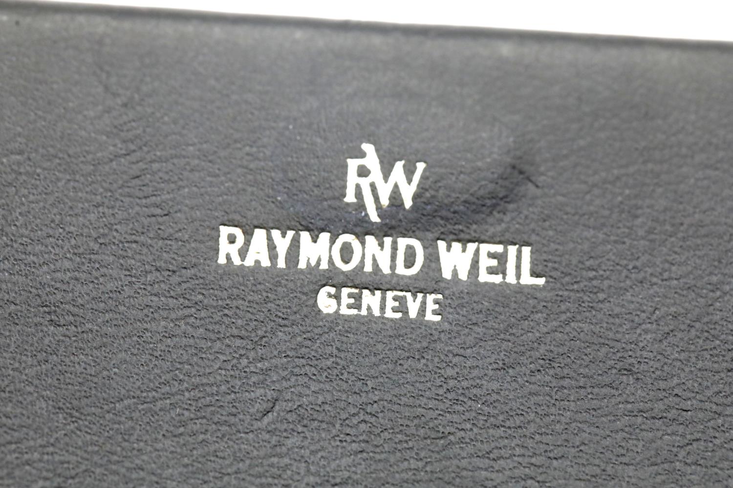 Ladies Raymond Weil gold plated cocktail watch with white dial in original box with paperwork. P&P - Image 4 of 4