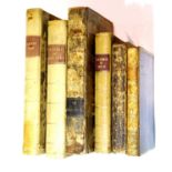 A selection of six antiquarian books, various titles. P&P Group 2 (£18+VAT for the first lot and £