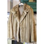 Brown mink coat by Arnold Seftor Edinburgh. P&P Group 2 (£18+VAT for the first lot and £3+VAT for