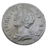 1754 - Copper Farthing of King George II. P&P Group 1 (£14+VAT for the first lot and £1+VAT for