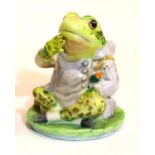 Beatrix Potter Beswick Jeremy Fisher, BP2a. Crazed but no damage. P&P Group 1 (£14+VAT for the first