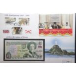 Jersey £1 LJ01 first day cover (mint). P&P Group 1 (£14+VAT for the first lot and £1+VAT for