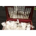 Boxed canteen of Kings Pattern cutlery, unused as new. Not available for in-house P&P