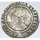 Silver Hammered Sixpence of Elizabeth Tudor - 1566. P&P Group 1 (£14+VAT for the first lot and £1+