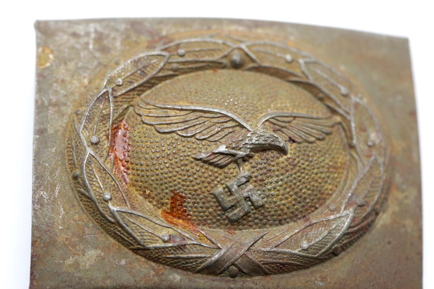 German WWII type Luftwaffe belt buckle. P&P Group 1 (£14+VAT for the first lot and £1+VAT for