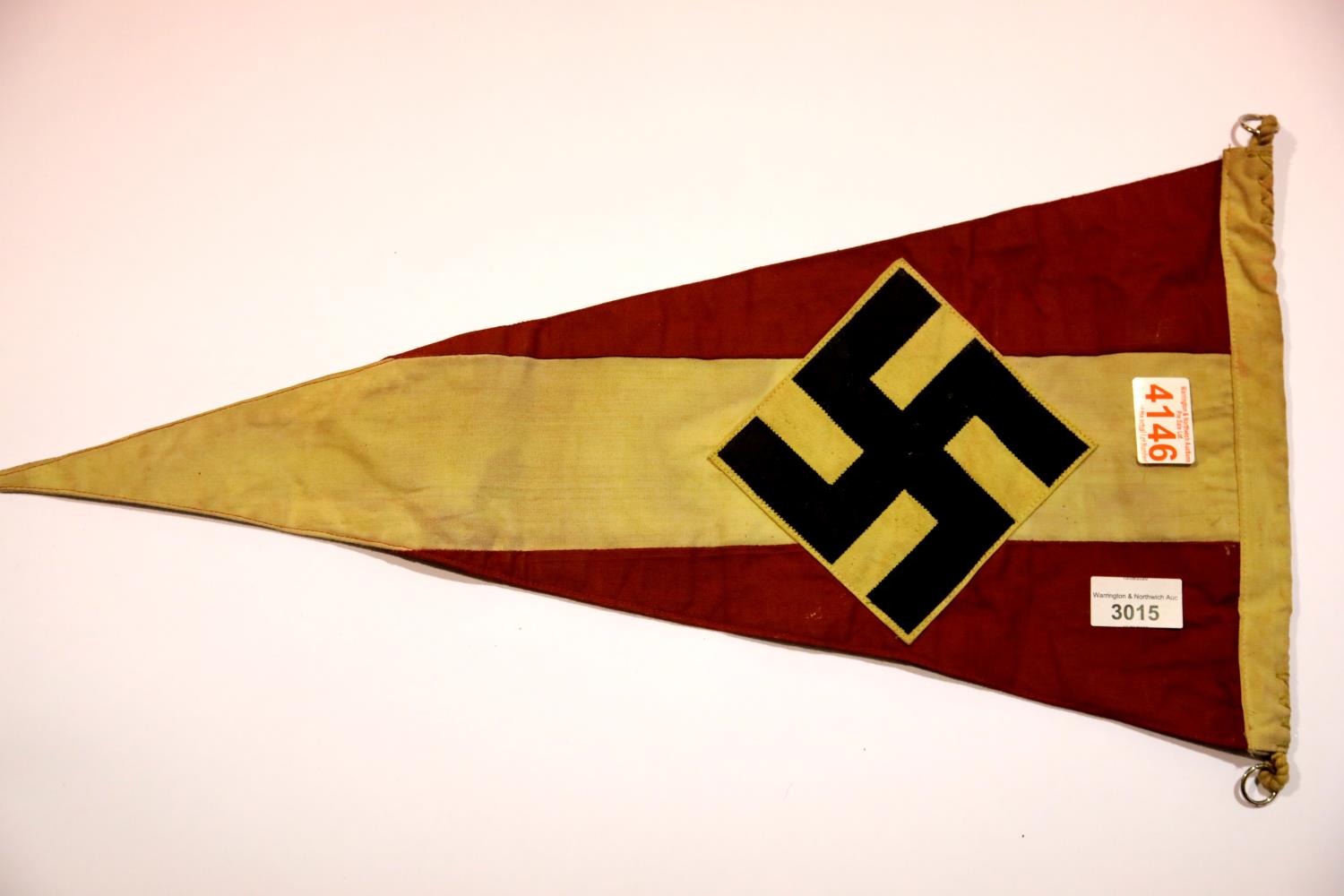 German Third Reich type Hitler Youth pennant, L: 56 cm. P&P Group 1 (£14+VAT for the first lot - Image 2 of 2