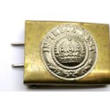 Bavarian WWI type belt buckle. P&P Group 1 (£14+VAT for the first lot and £1+VAT for subsequent