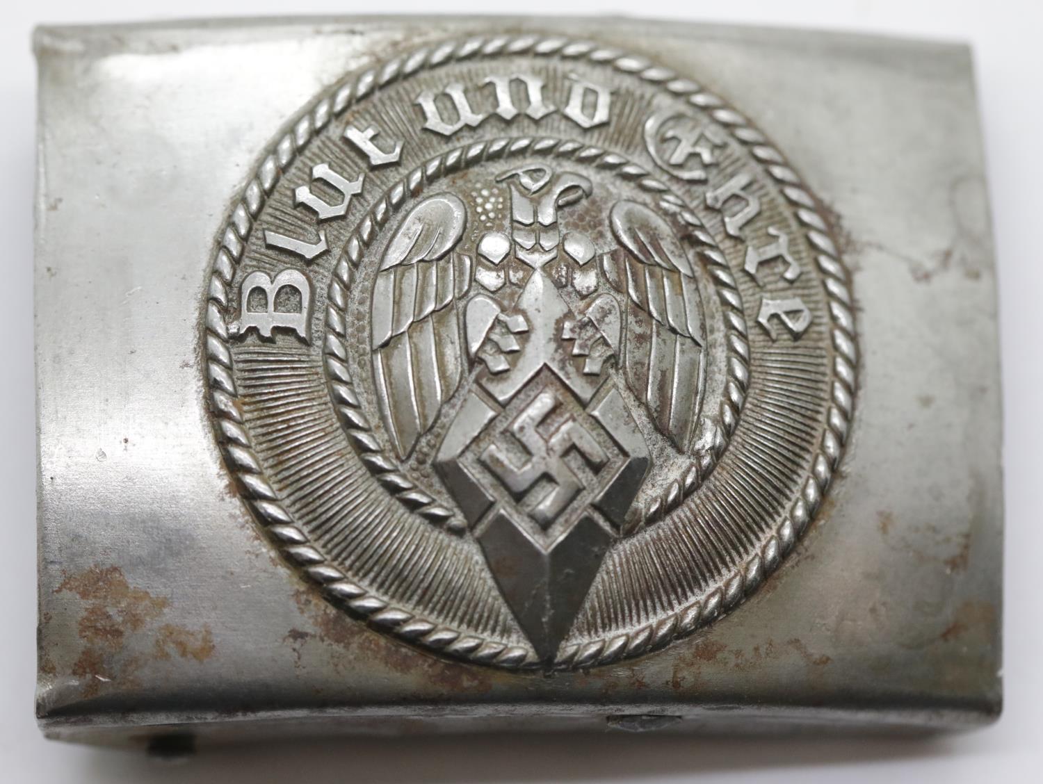 German Third Reich type Hitler Youth belt buckle. P&P Group 1 (£14+VAT for the first lot and £1+