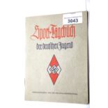 German Third Reich type Hitler Youth Sports Day book, unused. P&P Group 1 (£14+VAT for the first lot