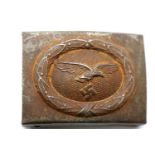 German WWII type Luftwaffe belt buckle. P&P Group 1 (£14+VAT for the first lot and £1+VAT for