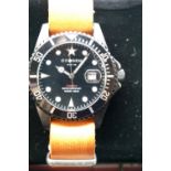 Gents Oxygen luminous divers wristwatch, dial D: 30 mm. Working at lotting. P&P Group 1 (£14+VAT for