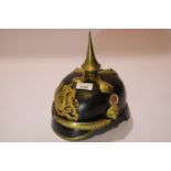 WW1 Prussian M1886 Bayern Pickelhaube (Gendarmerie) Officers pattern 1886 model Bayern Pickelhaube