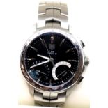 Gents Tag Heuer link Calibre S chronograph in box with quartz movement, model no CAT 7010, stainless
