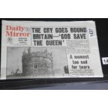 Daily Mirror from 9 Feb 1952. P&P Group 1 (£14+VAT for the first lot and £1+VAT for subsequent lots)