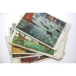 Nine Japanese WWI type postcards displaying military scenes, many annotated. P&P Group 1 (£14+VAT
