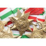 Seven British WWII Italy Stars with ribbons. P&P Group 1 (£14+VAT for the first lot and £1+VAT for