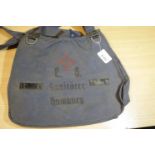 German WWII type Luftschutz (Hamburg) Medics Bread Bag Satchel. P&P Group 2 (£18+VAT for the first