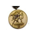 *** WITHDRAWN***German Third Reich 1938 Olympics medal with ribbon. P&P Group 1 (£14+VAT for the fi