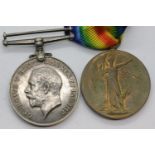 British WWI pair to 16920 Pte F H Nobbs R FUS. P&P Group 1 (£14+VAT for the first lot and £1+VAT for