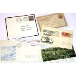 Five USA postcards/envelopes 1873 onwards. P&P Group 1 (£14+VAT for the first lot and £1+VAT for