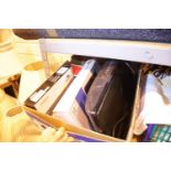 Box of electricals including a TV, Blu Ray player etc. Not available for in-house P&P Condition
