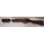 No 4 Enfield rifle grenade launcher, with EU deactivation certificate. Not available for in-house