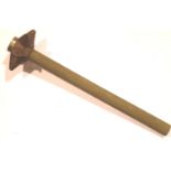 British WWI type Trench Mace on replacement entrenching tool handle. P&P Group 2 (£18+VAT for the