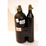 Two replacement paintball spare bottles. Not available for in-house P&P.