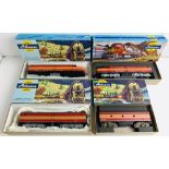 4x Athearn HO Locomotives 'Southern Pacific' 2x PA-1 (Powered), F7B & PB1 (Dummy) - All Boxed. P&P