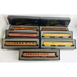 7x Spectrum HO Assorted Passenger Car Coaches - All Boxed, P&P Group 2 (£18+VAT for the first lot