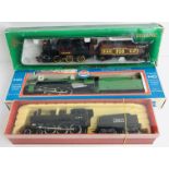 3x HO Locomotives - Pocher Casey Jones, Mehano B&ORR, Model Power Southern Pacific - All Boxed. P&