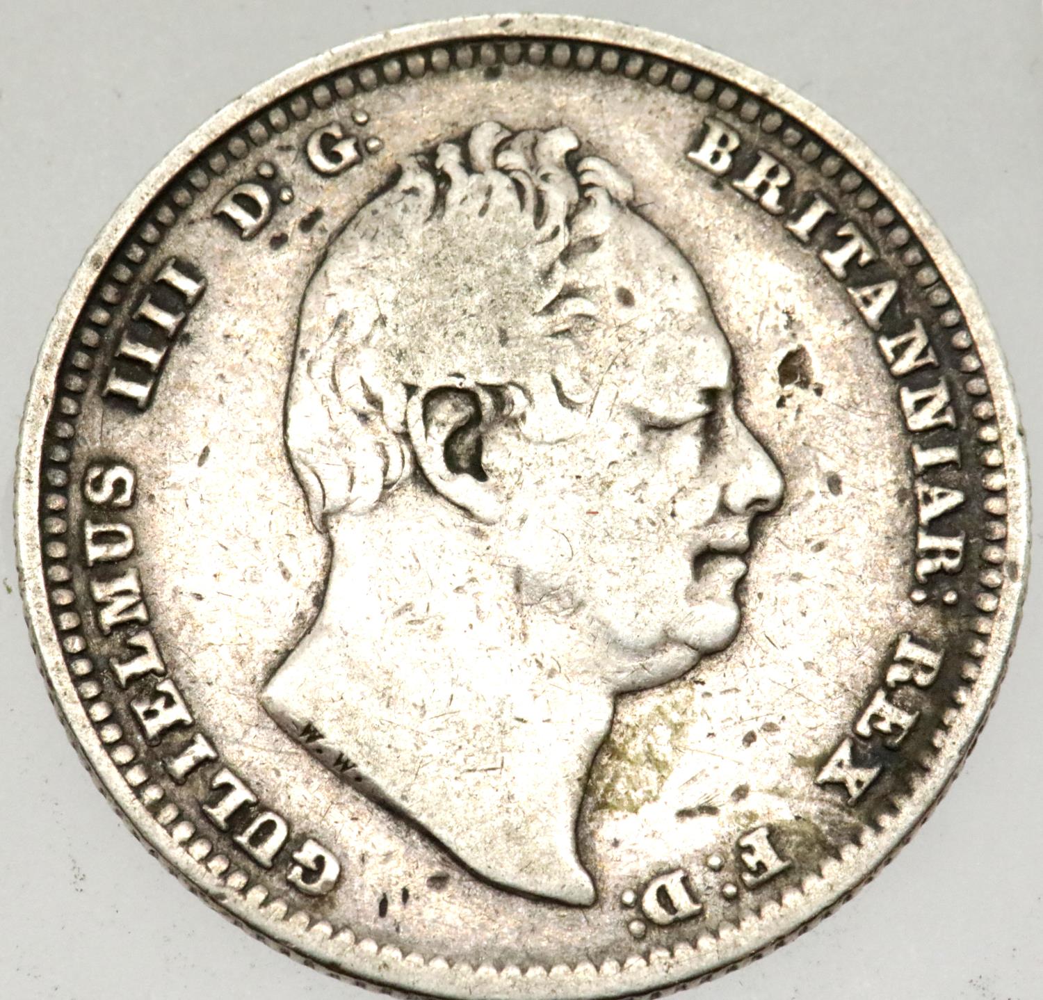 1831 William III shilling. P&P Group 1 (£14+VAT for the first lot and £1+VAT for subsequent lots)