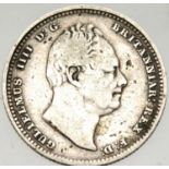 1831 William III shilling. P&P Group 1 (£14+VAT for the first lot and £1+VAT for subsequent lots)