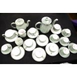 Substantial Denby Regency green tea and dinner service. Not available for in-house P&P