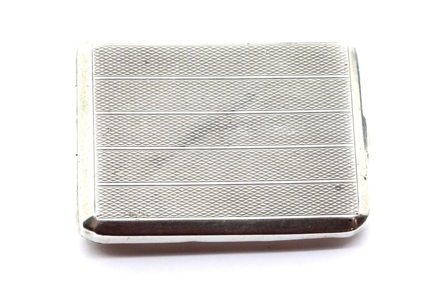 Hallmarked silver vesta case, 4 x 5 cm, 35g. P&P Group 1 (£14+VAT for the first lot and £1+VAT for - Image 2 of 3