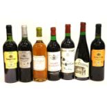 Seven bottles of mixed wines. P&P Group 3 (£25+VAT for the first lot and £5+VAT for subsequent lots)