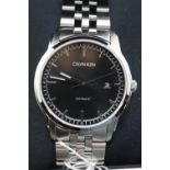 Gents Calvin Klein automatic wristwatch. P&P Group 1 (£14+VAT for the first lot and £1+VAT for