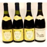Three bottles of 1993 Mercury Clos Paradis wine and a bottle of Corton Grand Cru. P&P Group 2 (£18+
