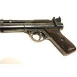Webley Premier 22 air pistol no 1576. P&P Group 2 (£18+VAT for the first lot and £3+VAT for