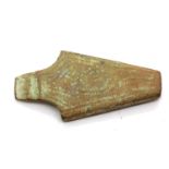 Anglo Saxon / Viking Large Bronze scabbard knife end. P&P Group 1 (£14+VAT for the first lot and £