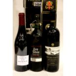 Two boxed Cypriot red wines, Conte Nicholas and Heritage 1988 with a 70 years of Keo bottle. P&P