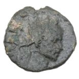 Roman Bronze AE3 Gothicus Claudius with Roman Eagle reverse. P&P Group 1 (£14+VAT for the first