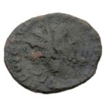 Roman Bronze of AE3 - Victorianus Radiate crown with Fortuna holding Cornucopia. P&P Group 1 (£14+
